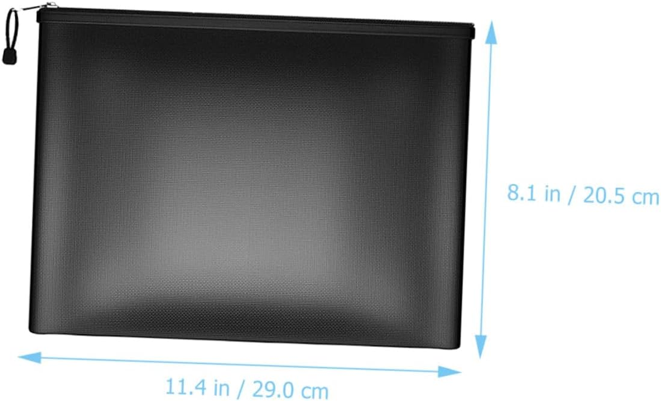 LAPYAPPE Fireproof Money Bag Waterproof Document Holder Safe Storage Pouch for Important Documents, Cash, and Valuables