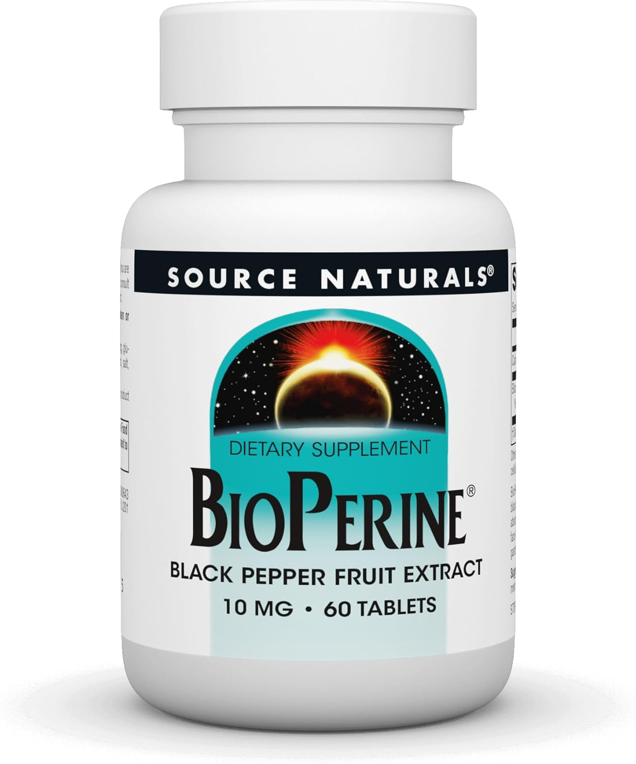 Source Naturals Bioperine - Black Pepper Fruit Extract, Promotes Nutrient Absorption - 60 Tablets image number 4