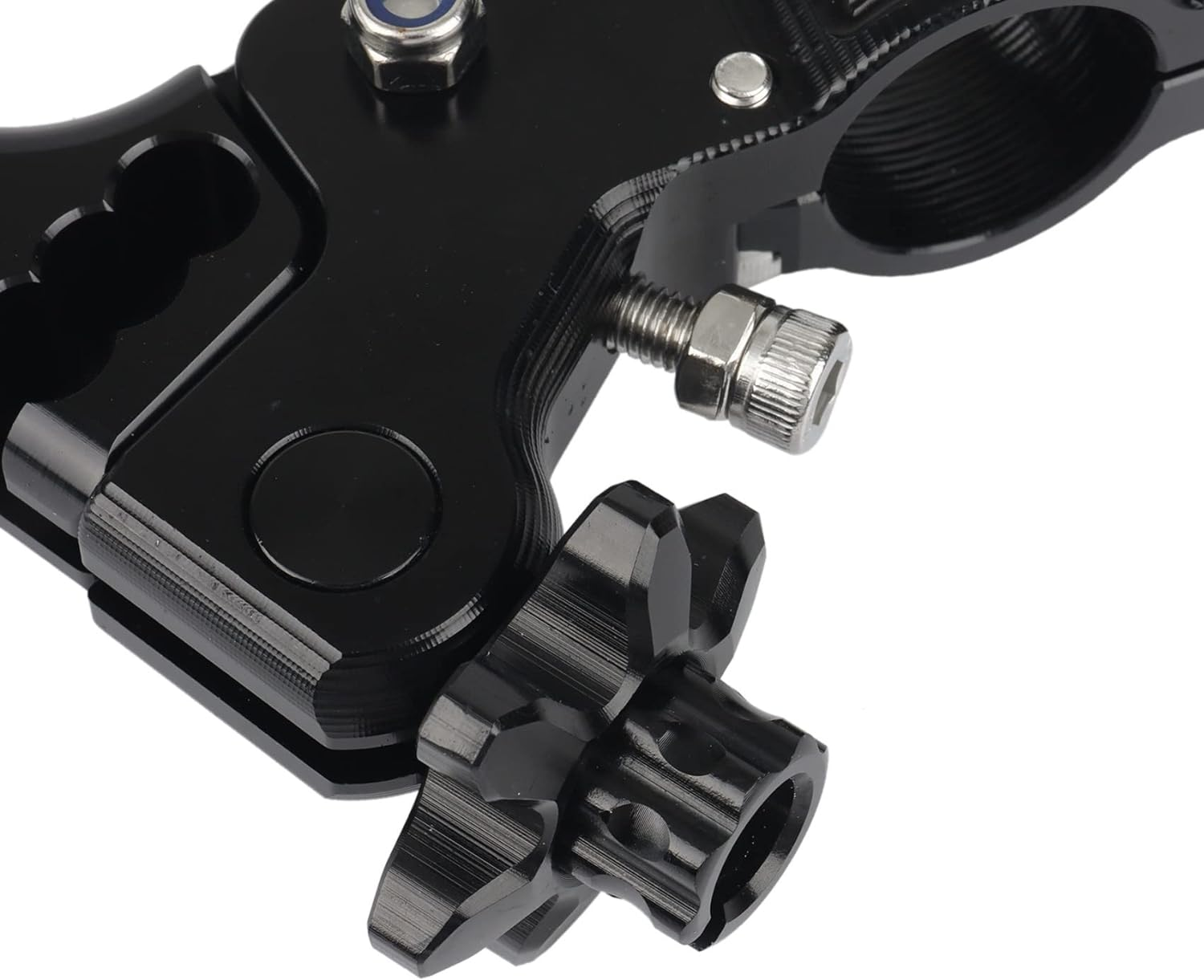 Jingfei Motorcycle 22Mm Stunt Clutch Lever Short Performance Cable Easy Pull Left Lever for Grom Rm125(Black) image number 5