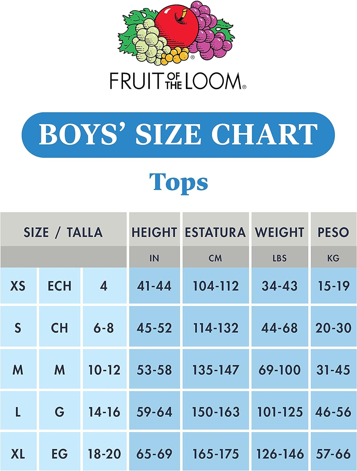 Fruit of the Loom Boys 7P51BTG Cotton A-Shirt (Pack of 7) Underwear - White image number 2