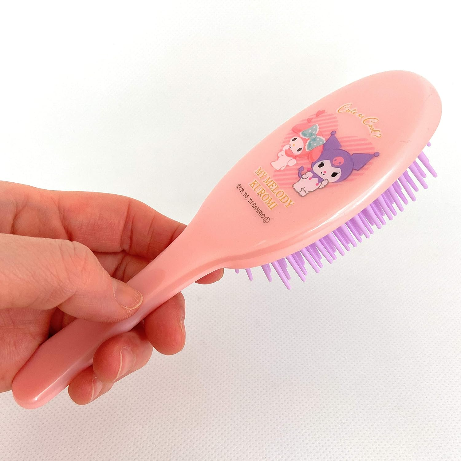 Sanrio My Melody Cute Hair Brush 6.6In X 2.0In X 1.0In Pink, Purple image number 4