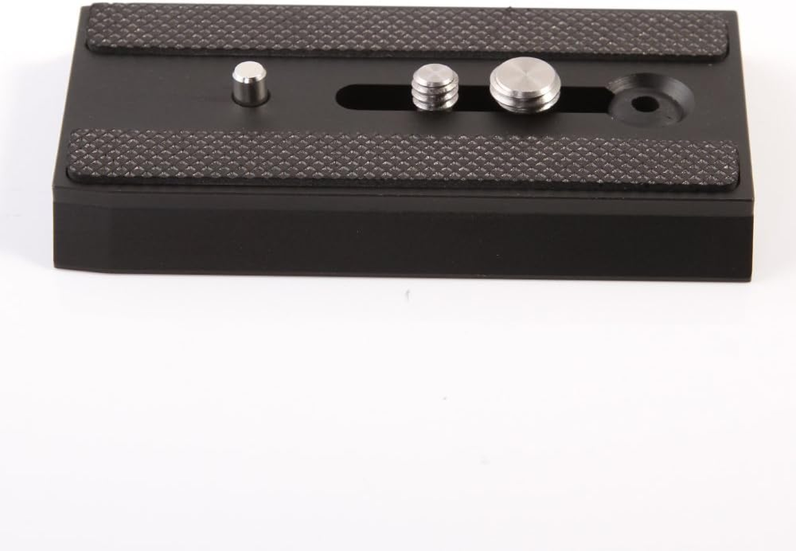 FOTGA 501PL Quick Release Plate with 1/4"-20 & 3/8"-16 Screw for Manfrotto MVH500AH MVH400AH 503HDV 701HDV MH055M0-Q5 for 501, 503 & NG Tripod Heads, RC5 Quick Release QR System, Replaces #34 33PL image number 3