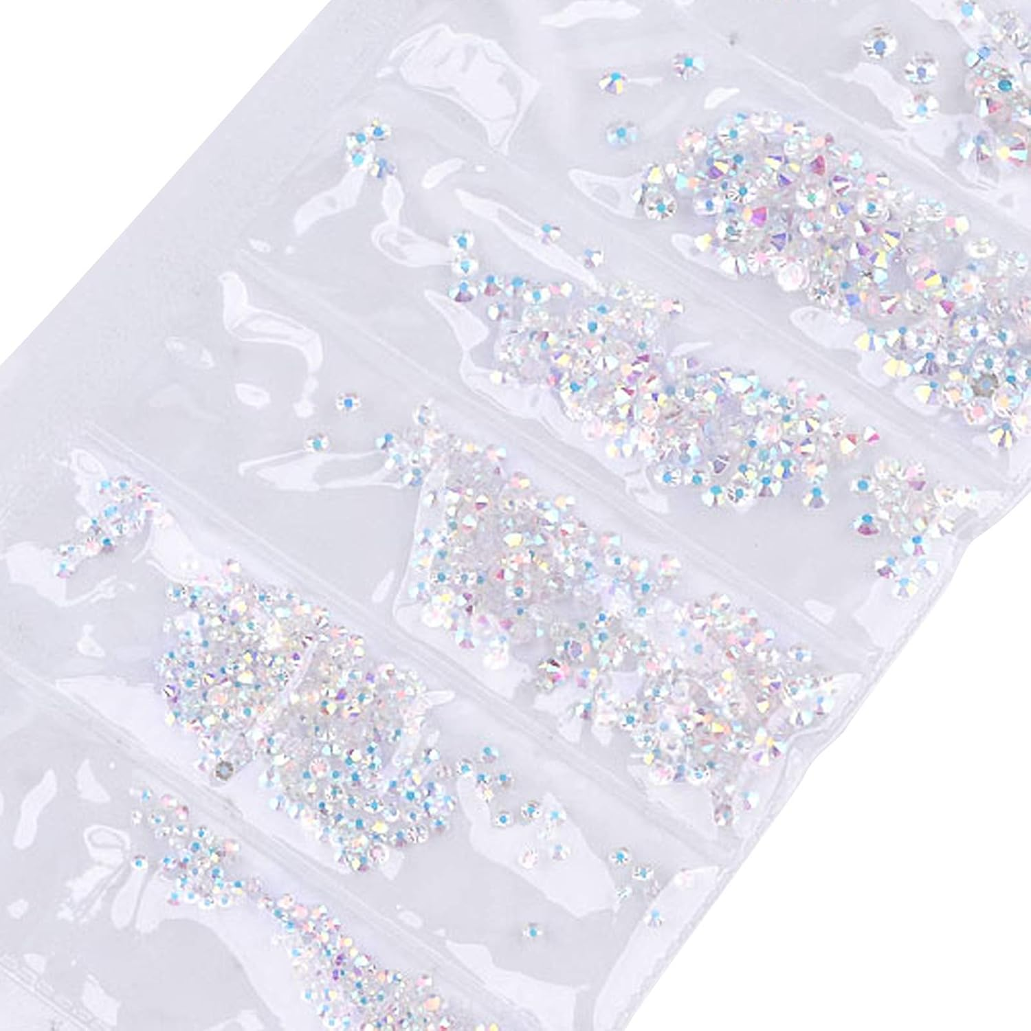 1 Bag Nail Art Rhinestone Flat-Back Rhinestone Nail Decoration Super Flash DIY Mixed Star Meteorite image number 3