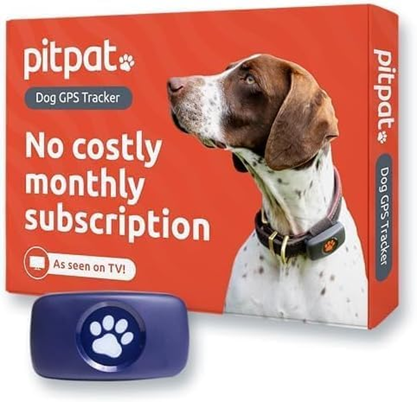Pitpat GPS Tracker for Dogs - No Subscription Fees - Suitable for All Dogs and Fits All Collars - Smart Activity Tracker, Satellite Tracking with Unlimited Range (Pink)