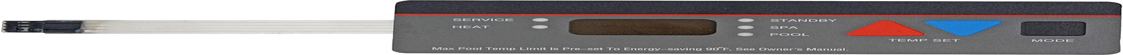 State Warehouse Bezel and Keypad Assembly Kit # FDXLBKP1930 Replace for Hayward Compatible with Universal H-Series Low NOX Pool Heater Fits Models H150FDN, H150FDP,H300FDN, H300FDP.