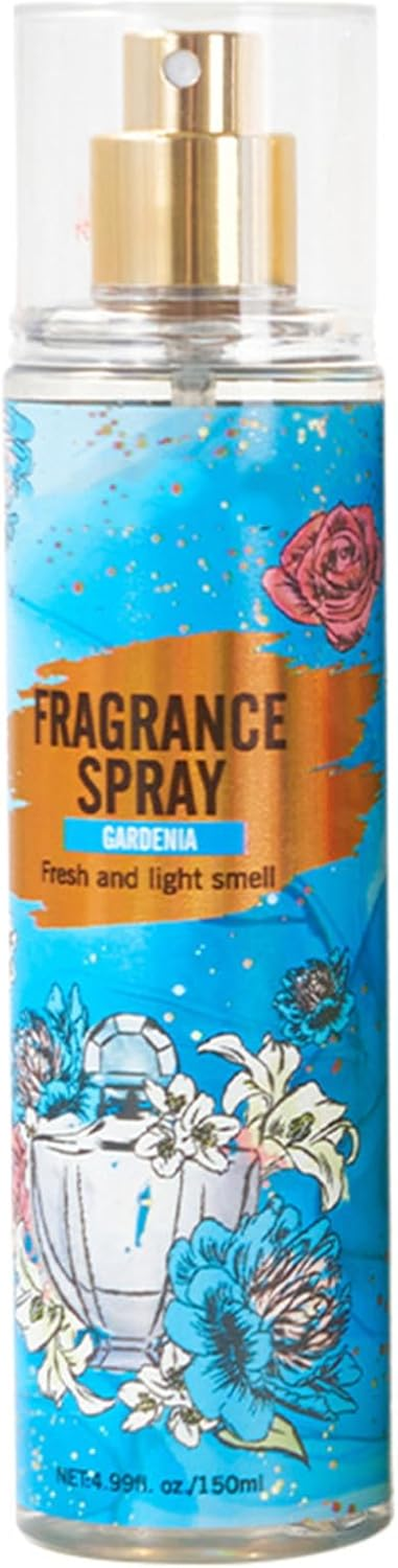 FEESHOW Women'S Long Lasting Body Mist Alcohol Free Fresh Fragrance Perfume Spray for Body and Hair Gardenia One Size