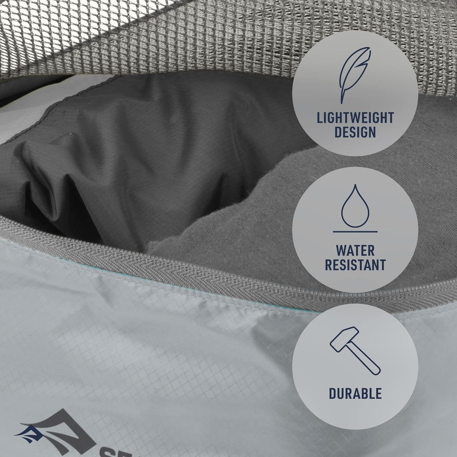 Sea to Summit Garment Mesh Bag, Blue ATOL, Small - High Rise image number 2