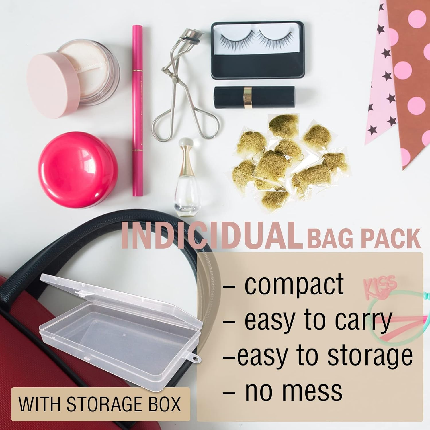 Invisible Hair Nets and U Shaped Hair Pins Set, Blonde Hair Nets 50Pcs Elastic Edge Mesh Hair Nets & 50Pcs U Shaped Bobby Pins for Ballet Girl Kids Women Hair Bun (With Storage Box)) image number 1