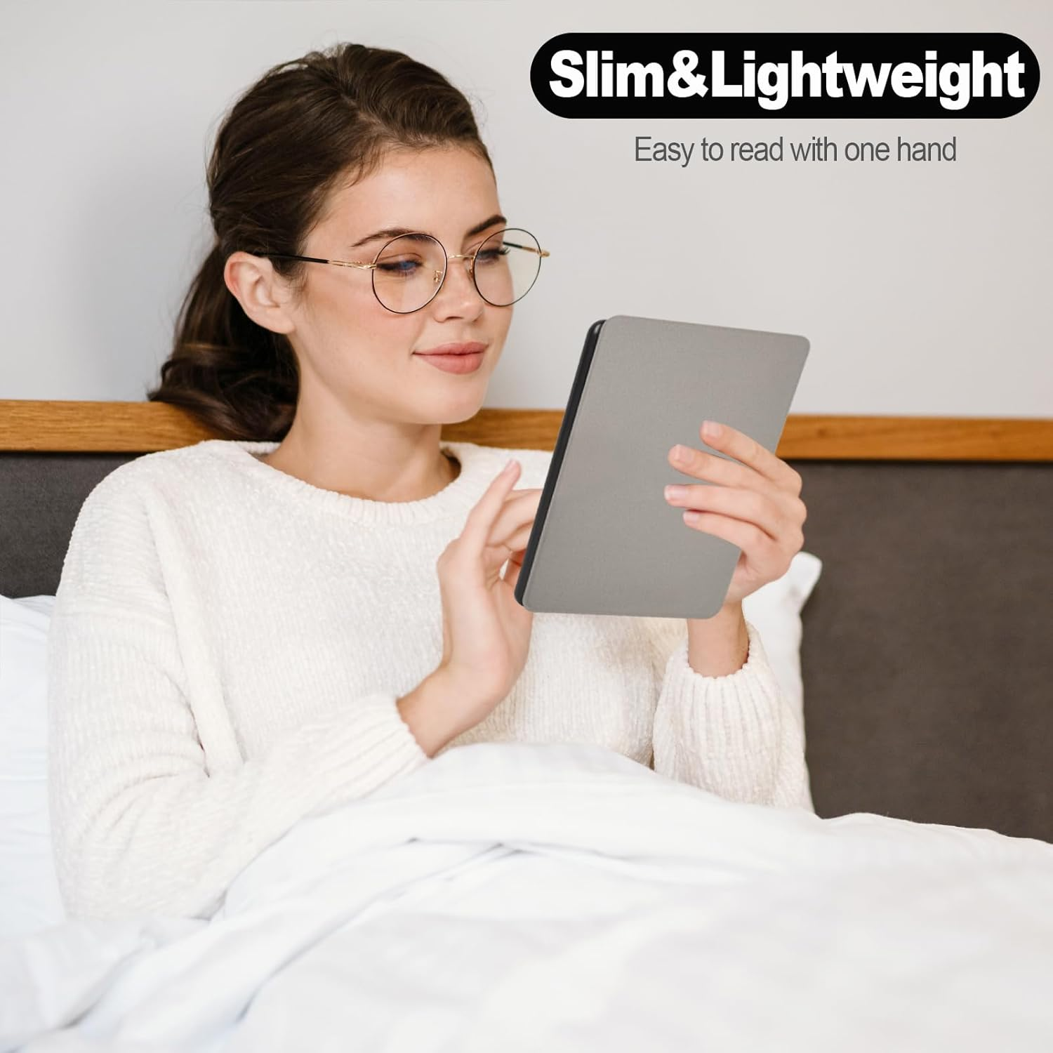 Caweet Kindle Paperwhite Case for 11Th Generation 6.8 Inch and Signature Edition 2021 Release, Premium PU Leather Sleeve Cover with Auto Sleep/Wake, Green - Green image number 6