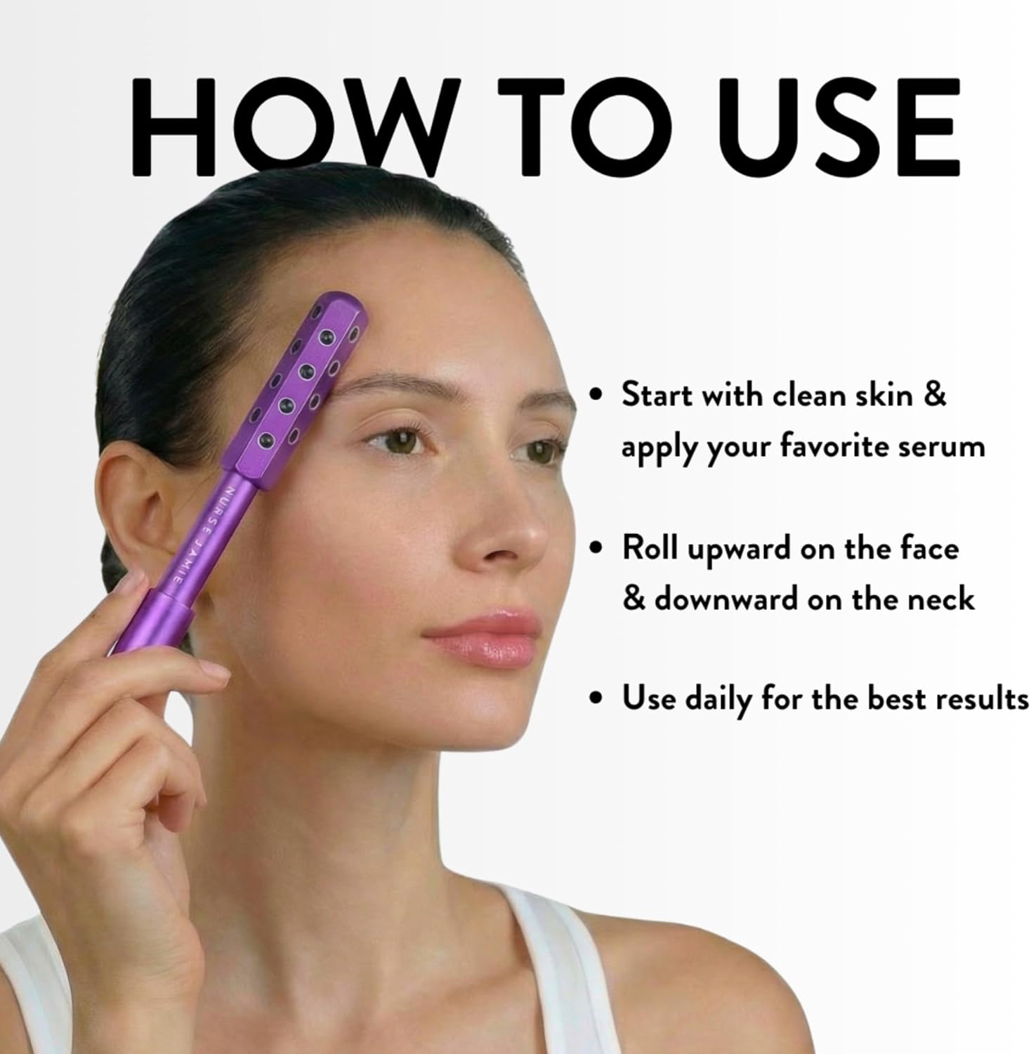 Nurse Jamie Uplift Massaging Beauty Roller, Purple