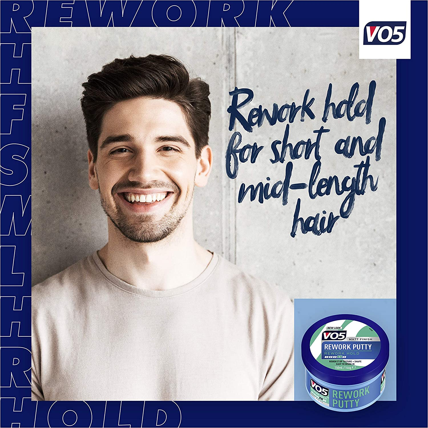 Vo5 Hair Styling Wax Rework, 150Ml (Pack of 2) image number 5