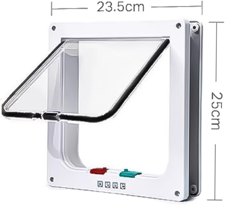 Sarini Door Control for Cats and Pets, in and Away Direction, 23.5 X 25 X 5.5 Cm, Suitable for Doors/Walls Indoor and Outdoor, Suitable for All Pets image number 4