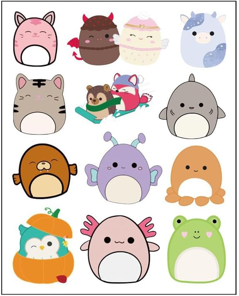 BUYUP Temporary Tattoo for Kids, 4 Sheets Tattoo Stickers, Waterproof Cartoon Fake Tattoo Stickers Set for Boys Girls Birthday Gift Party Bag Filler