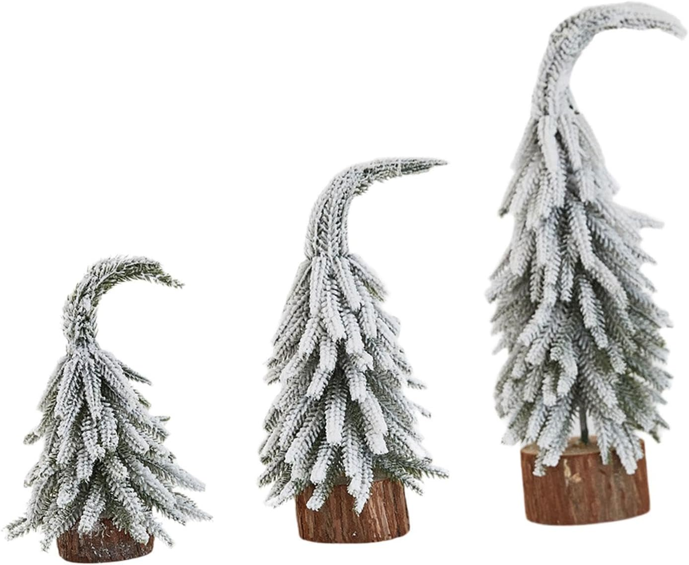3X Tabletop Artificial Christmas Trees Small Xmas Trees Mini Christmas Trees for Party Supplies image number 4