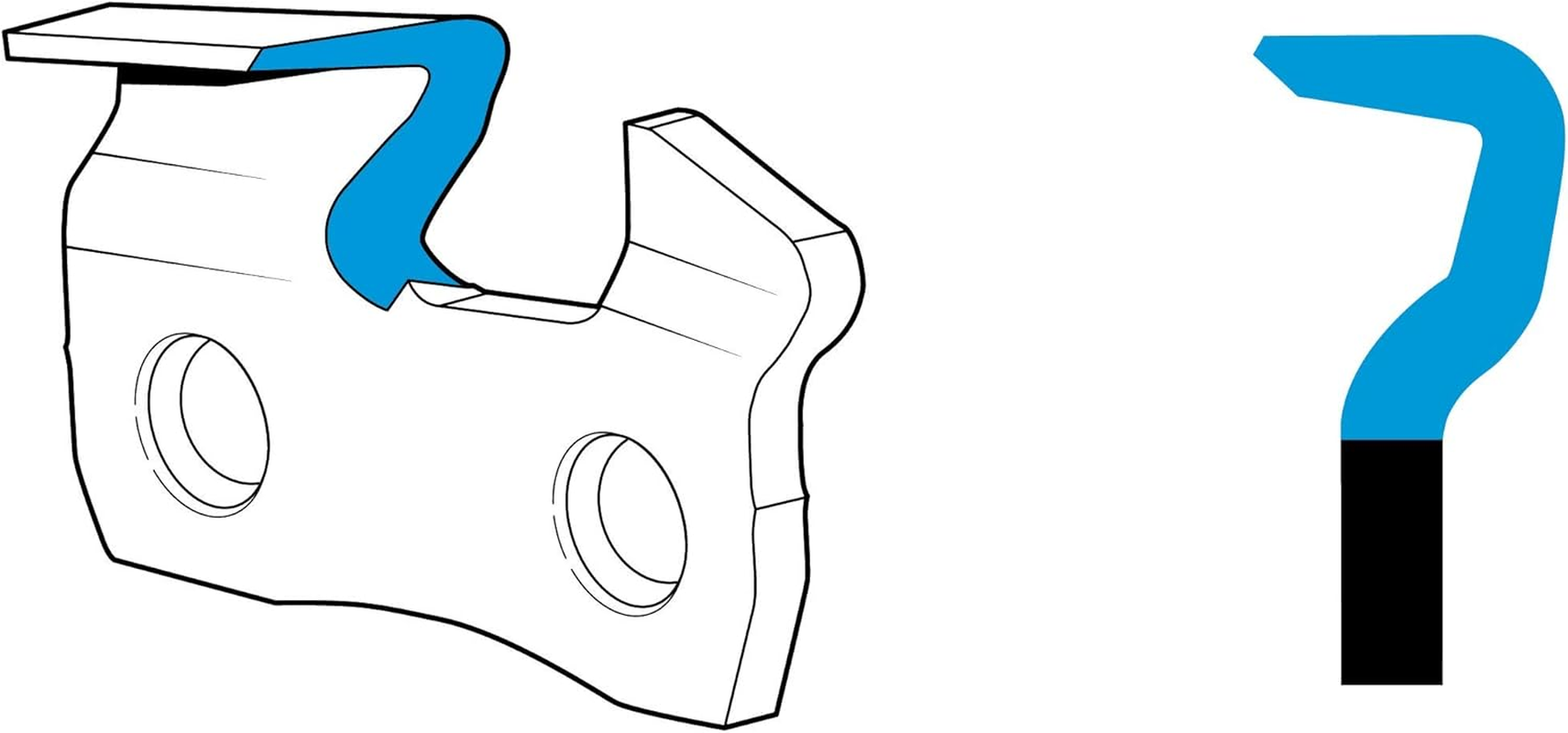 Oregon 72DPX084G 3/8-Inch Pitch 0.050-Inch Gauge 84-Drive Link Saw Chain image number 1