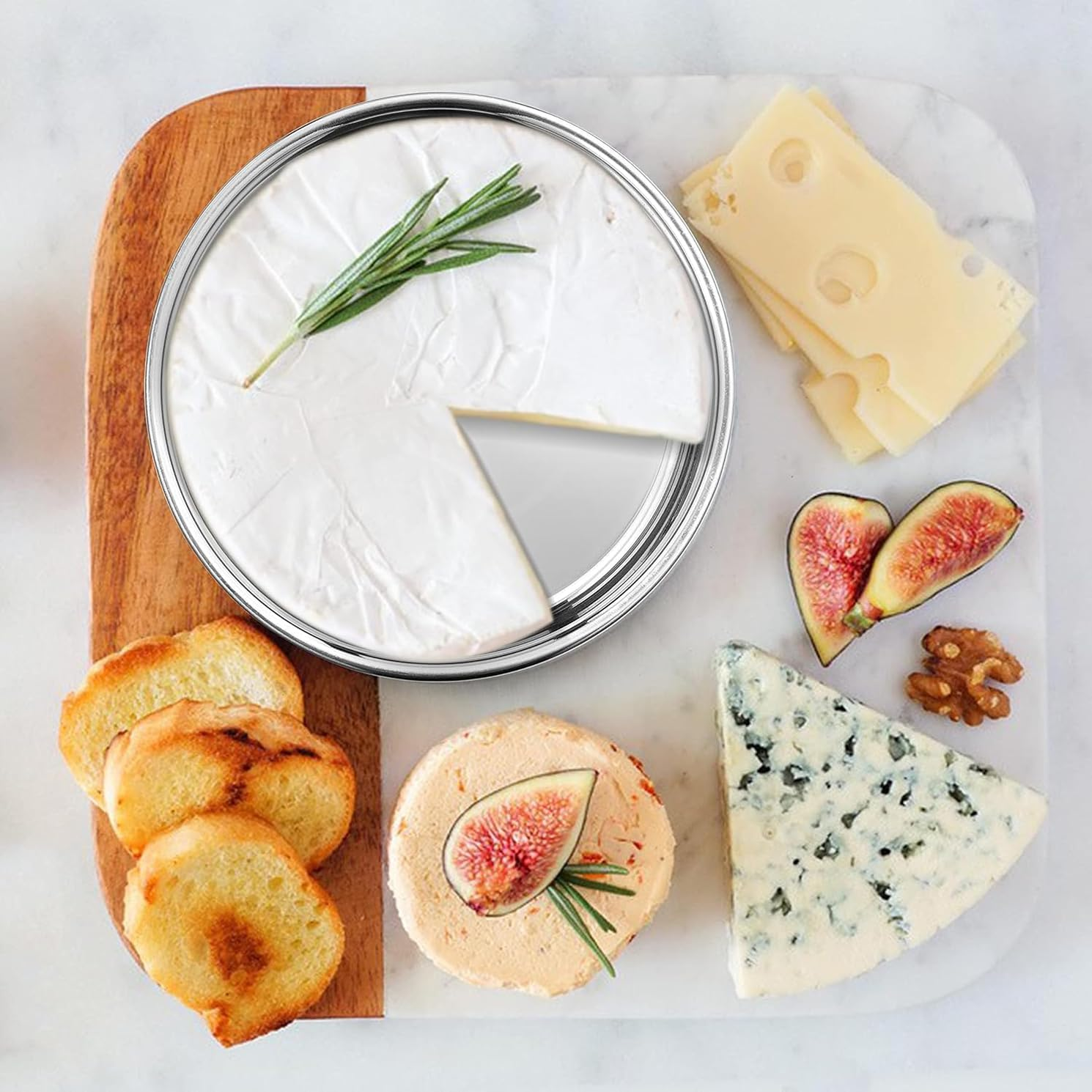 Cake Pan Set of 3, 20Cm X 5Cm Stainless Steel round Cake Tin Baking Pans, Healthy & Toxic Free, Leakproof & Easy Clean, Mirror Finish & Sturdy, Oven & Dishwasher Safe (20Cm- 3 Pack) image number 6