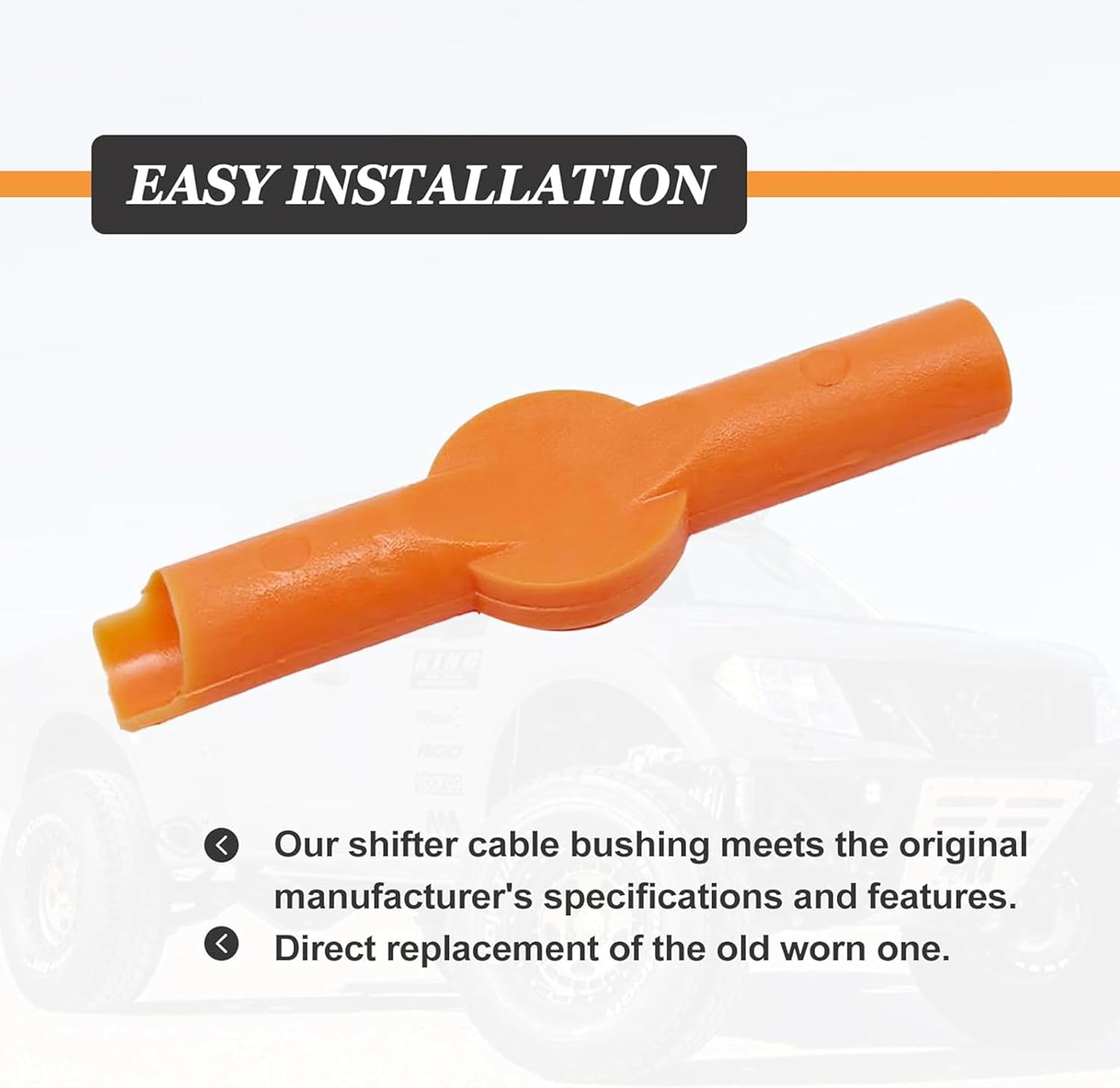 134193 Gear Shift Bushing,Transmission Shift Cable Bushing Repair Kit,Compatible with Infiniti QX56 QX80 Nissan Pathfinder Armada Frontier Titan Xterra Suzuki Equator,Tool Repair Kit image number 4