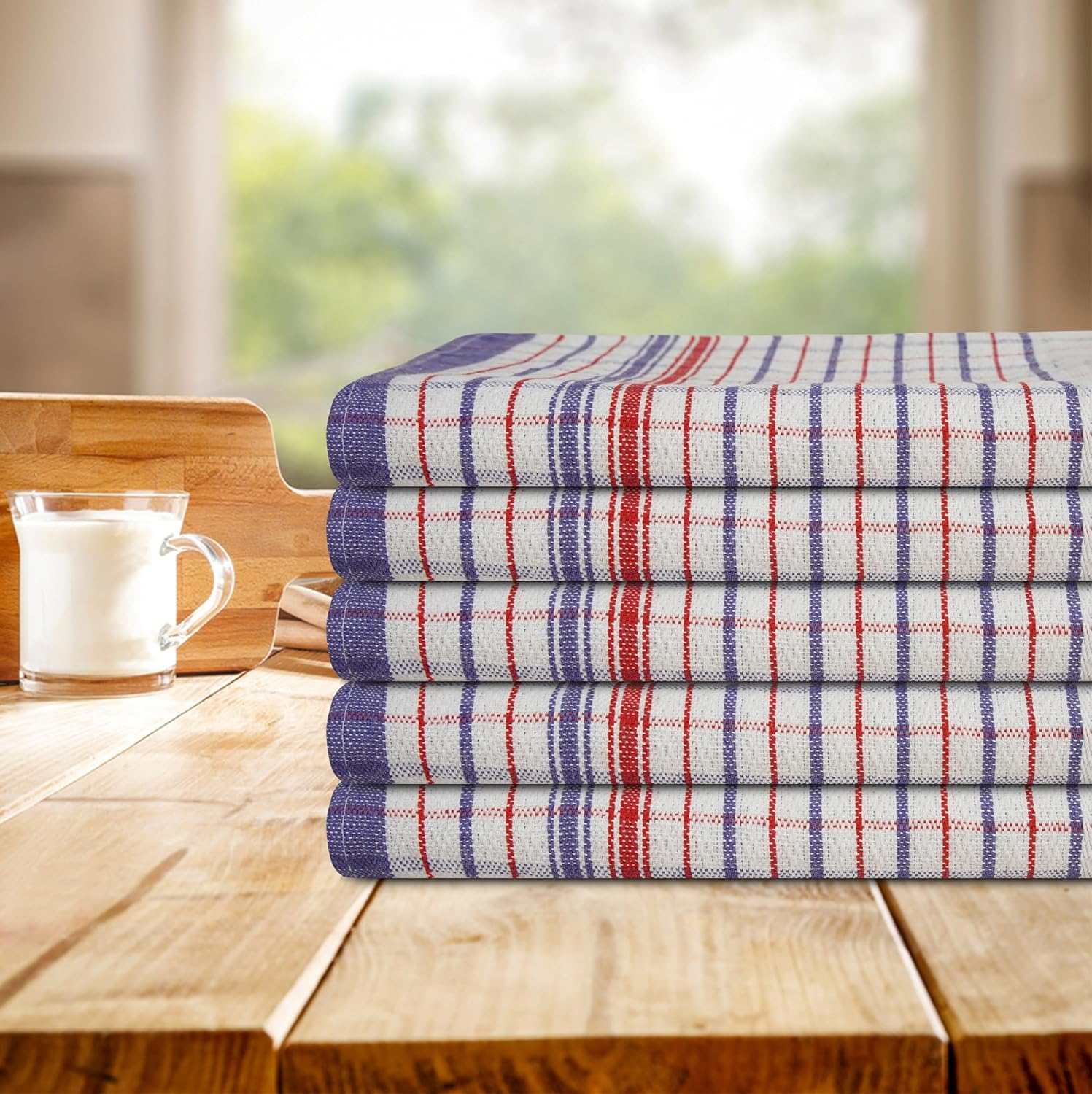 GABA 50Pcs Luxury Tea Towels Jumbo Size 50X70Cm Commercial Grade Heavy Duty 100% Cotton image number 3