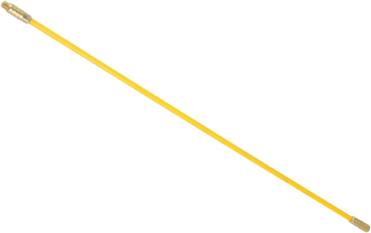 Yduupxe 10Pcs 4.0Mm Fiberglass Cable Rods, Wire Fishing Electrical Tool Kit with Fiberglass Rods, Threaded Brass Connectors for Running Wire through Walls Attics Crawl Spaces Sub Floors image number 4