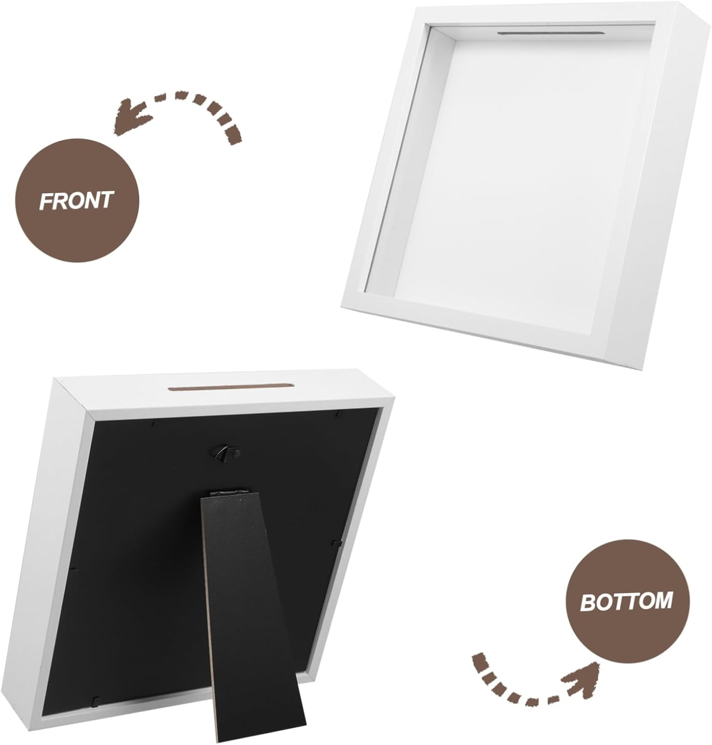 Vaguelly Unique Keepsake with Transparent Window Adventure Archives Holder for Concert Tickets Travel Memories Elegant Coin Display Container image number 1