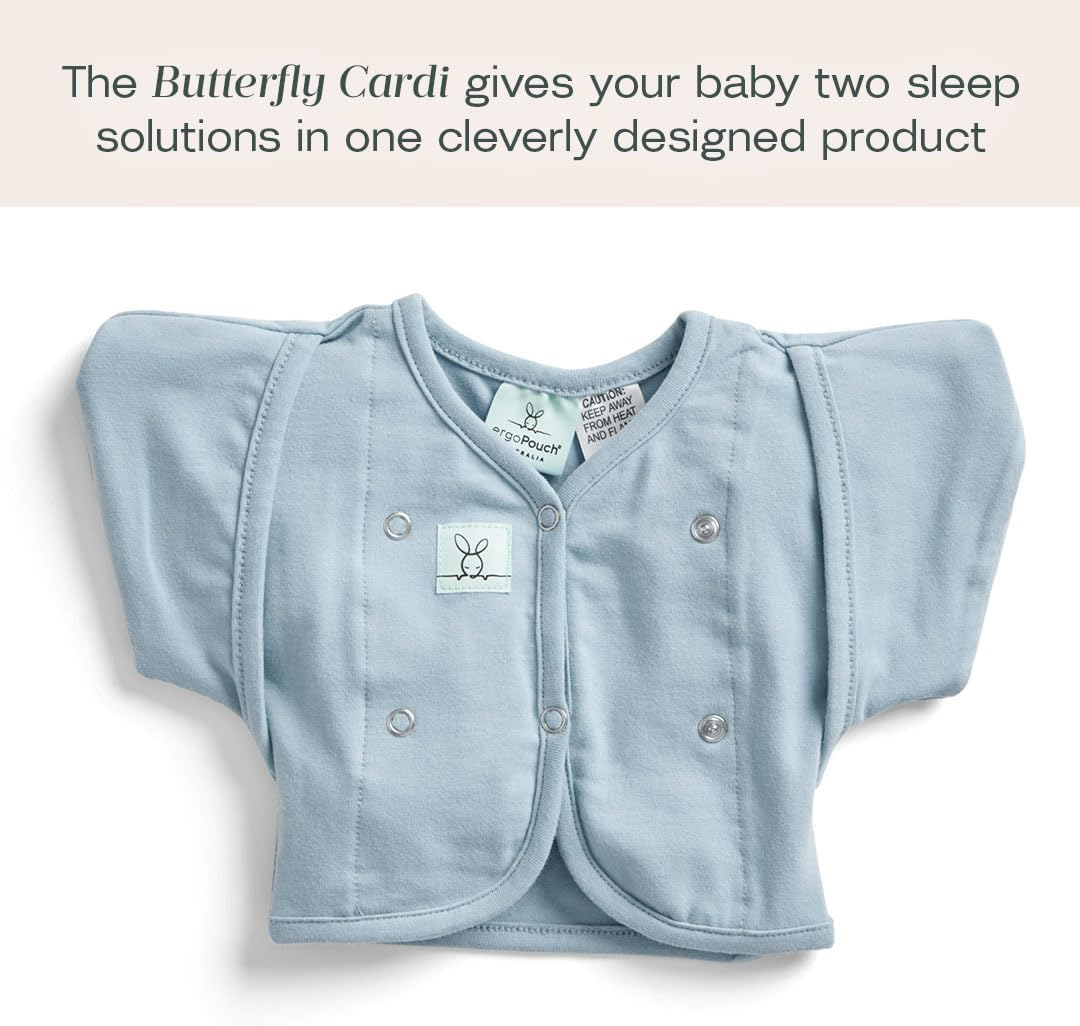 Ergopouch 0.2 Tog Butterfly Cardi for 0-3 Months Baby, Dragonflies image number 2