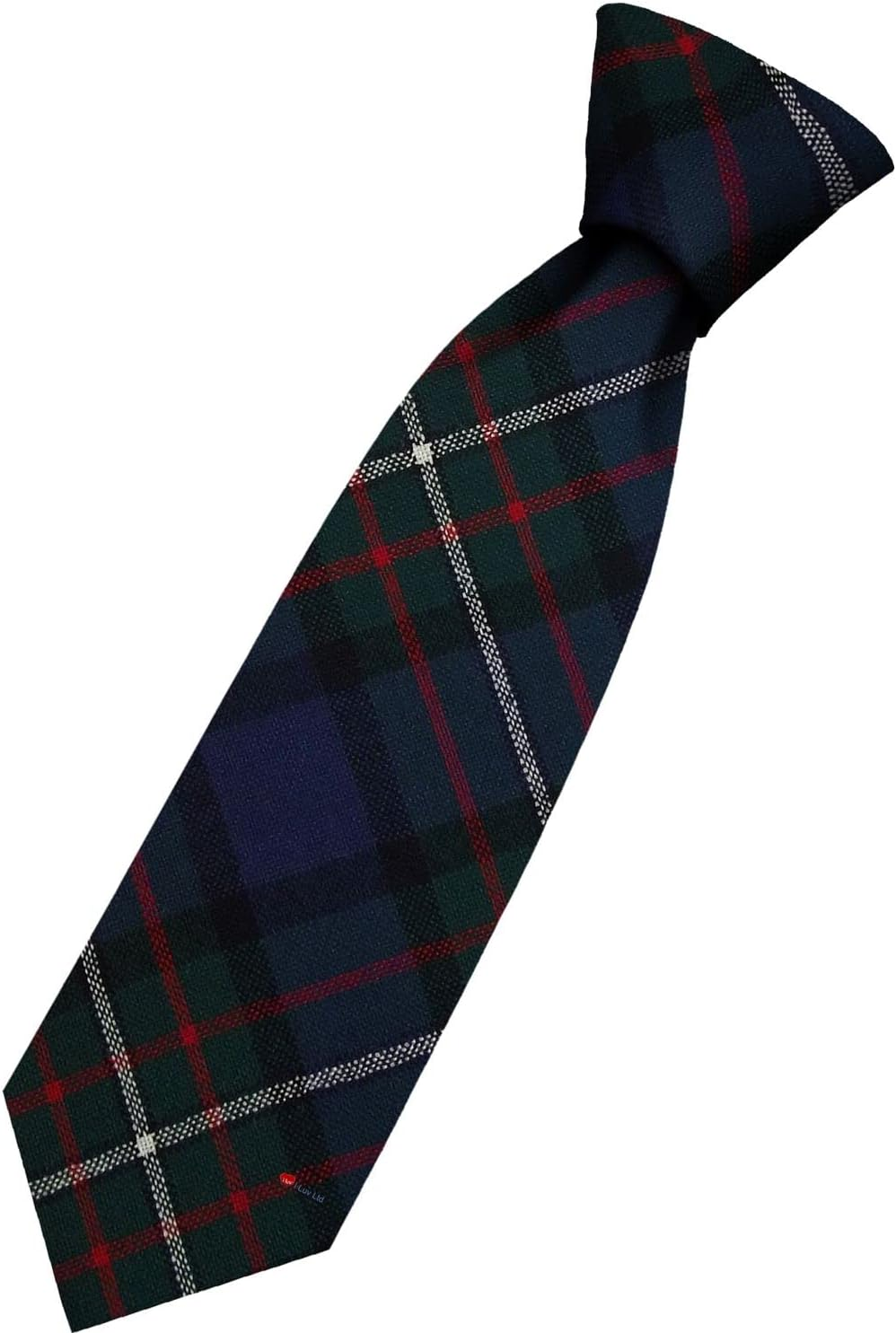 Mens All Wool Tie Woven and Made in Scotland in Ferguson Modern Tartan image number 1