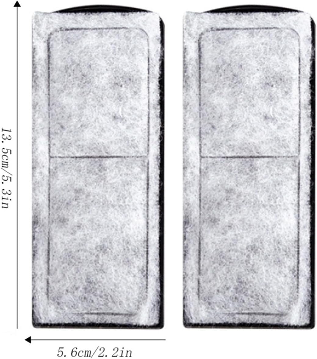 Hysgscwd 10 Pcs Fish Tank Filter Cartridge, Aquarium Filter Cotton Replacement, Wall Mounted Filter Accessories Box Carbon Supplies, Hang on Filter Cartridge, Filter Tank Cotton Core Filter Plate image number 1