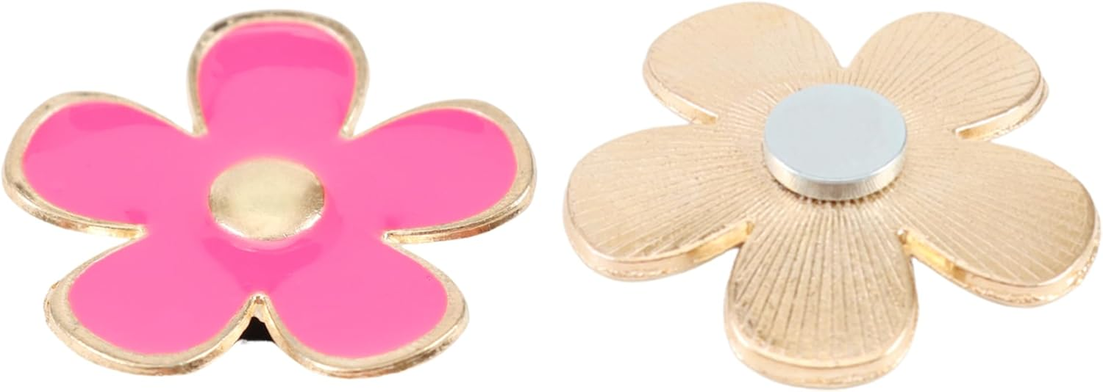 24Pcs Daisy Fridge Magnets, Cute Flower Refrigerator Magnet, Small Magnet for Whiteboard, Locker Decorations, Office, Kitchen(White,Pink,Rose,1.2Inch,1.3Inch) image number 2