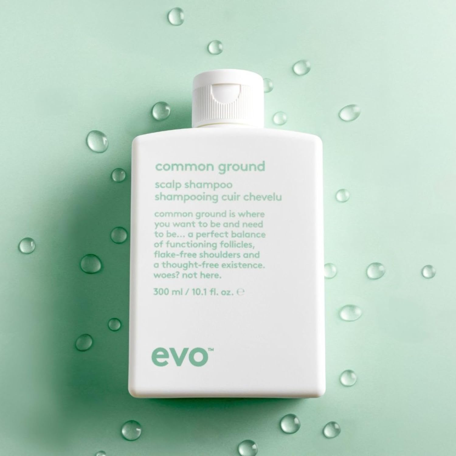 Evo Common Ground Scalp Shampoo - Full Size Shampoo, Gently Cleanse, Hydrate, Reduce Appearance of Dry, Flaky Skin and Excess Oil for All Hair Types - 300Ml image number 3