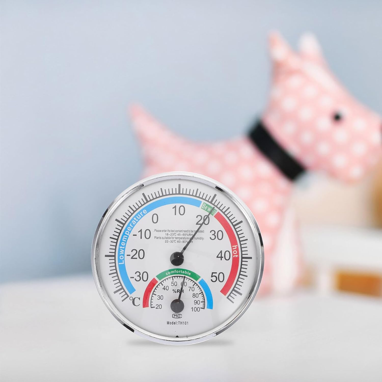 High Precision Hygrothermograph Thermometer Indoor Outdoor Hygrometer for Sauna Patio Home Office Temperature Humidity Gauge Easy to Read and Use image number 5