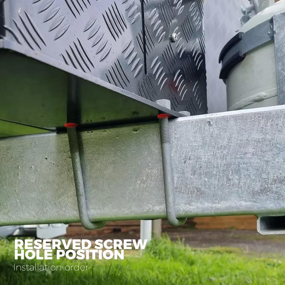 Base Mount Aluminium Diesel Heater Fuel Tank Cover Black/Silver Left/Right (BASE-M TANK COVER L-S) image number 5