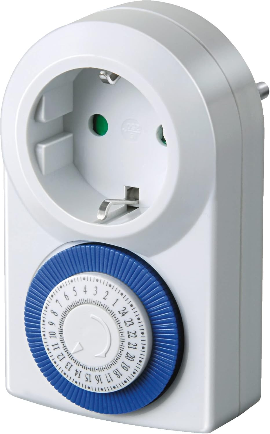 Brennenstuhl White Daily Timer, Mechanical Timer Socket with Increased Touch Protection for Indoor Use image number 1