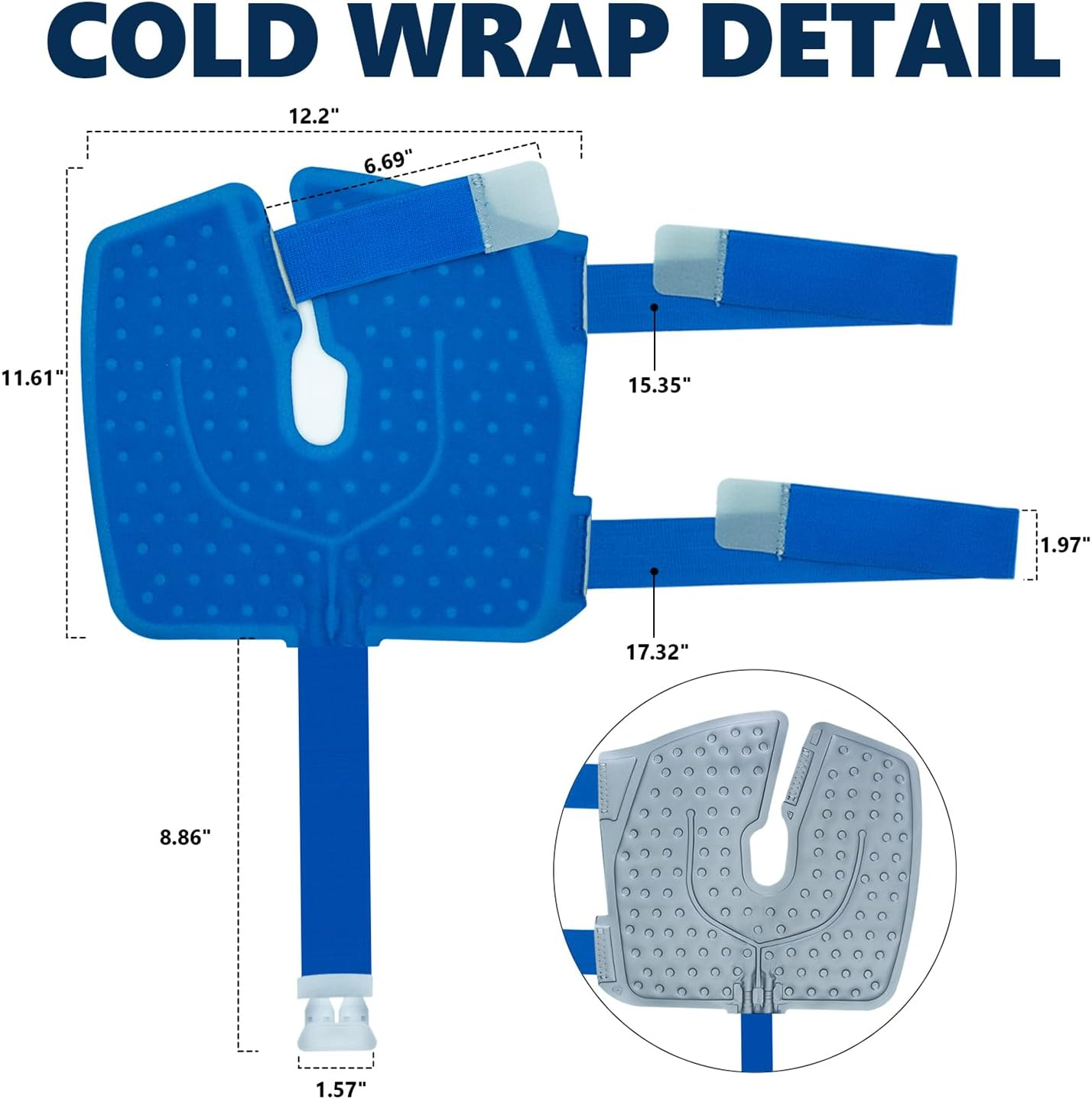 Cold Therapy Machine, Programable Ice Therapy Machine, for Knee Replacement, Post-Surgery Recovery, ACL, Pain Relief, for Sports Injuries, Sprains, Reduce Swelling, Knee Pad image number 3