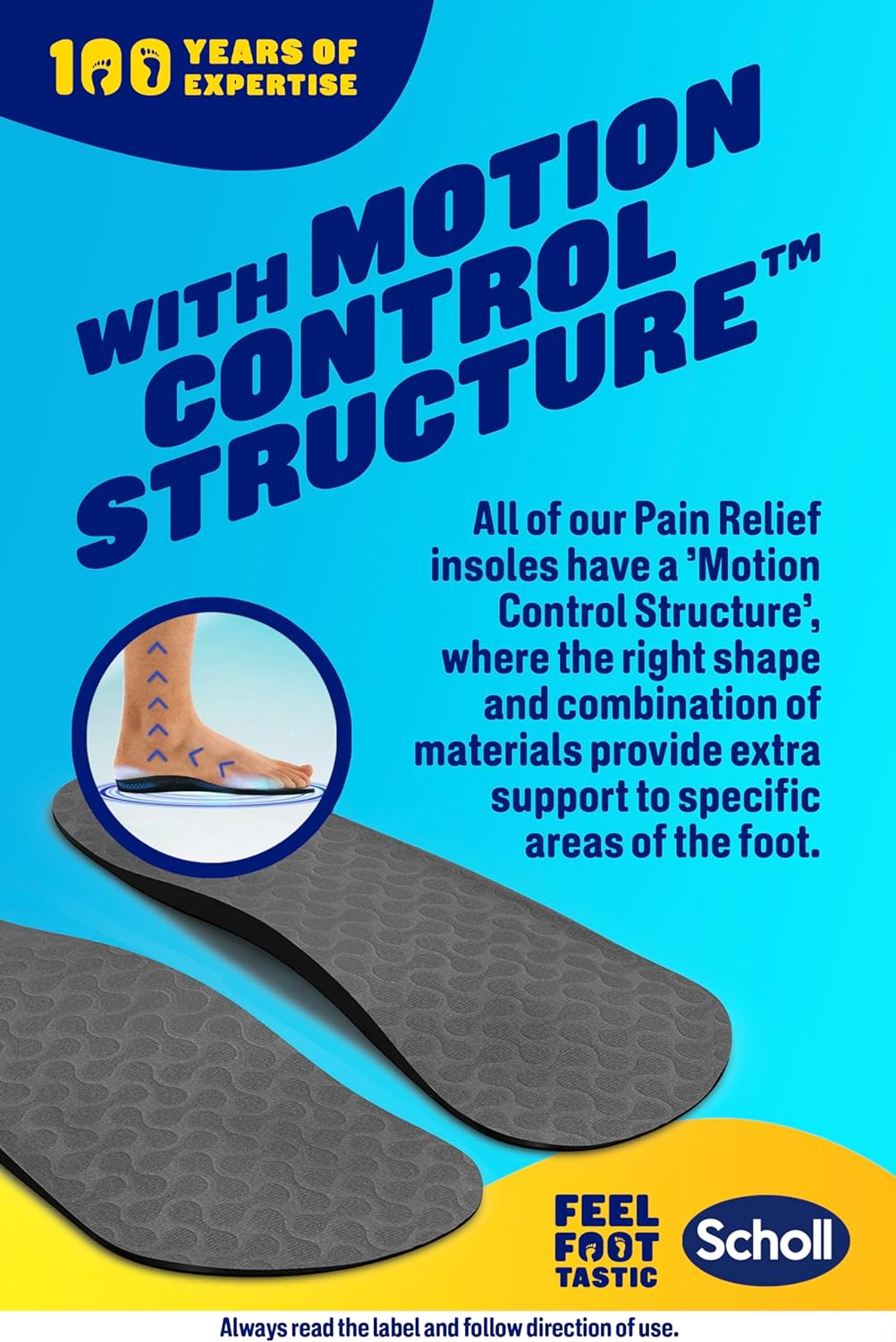 Scholl In-Balance Lower Back Orthotic Insole, Medium Size, 7 - 85 image number 1