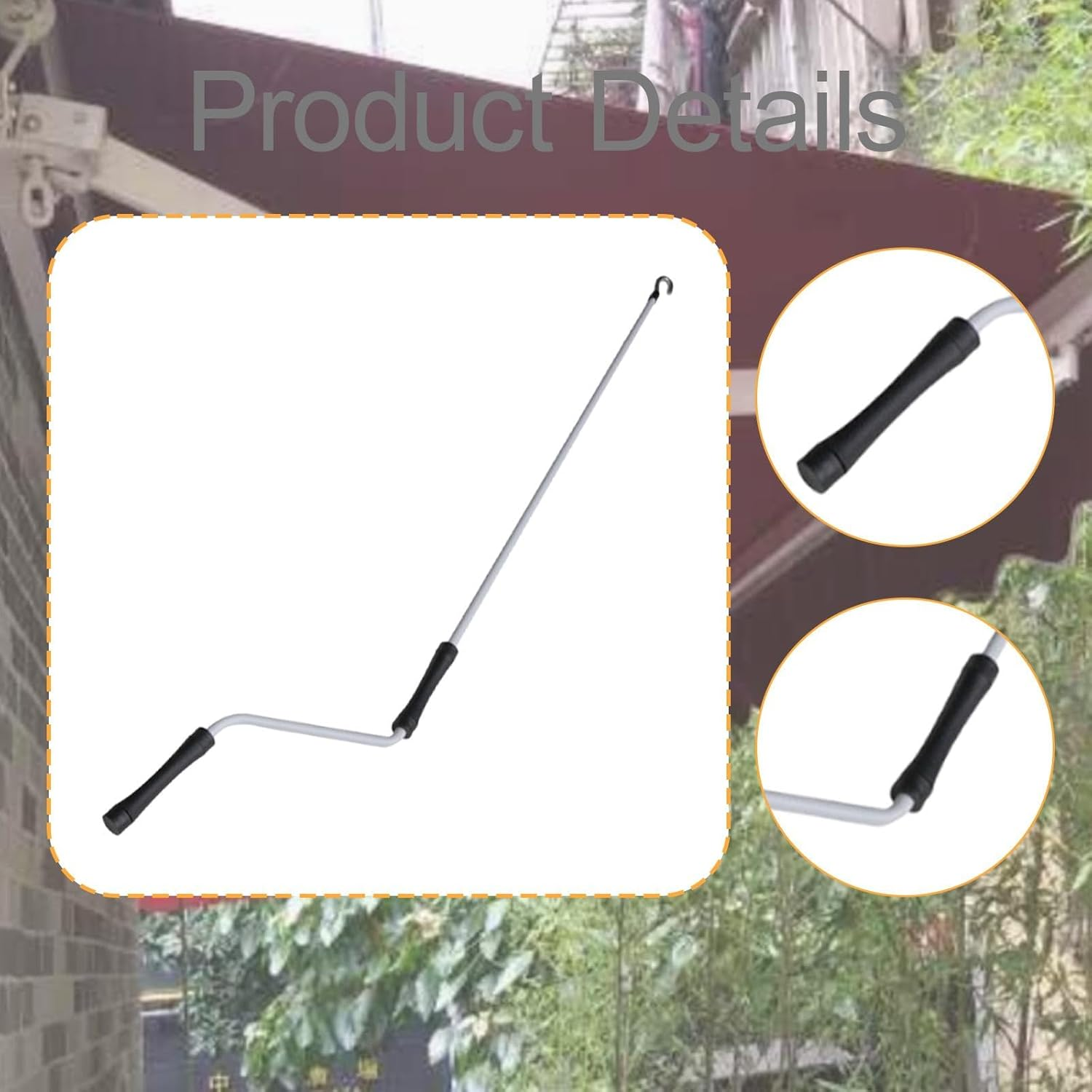 RV Awning Crank Handle 1M Part Awning Accessory for Patio Apartment Outside image number 6