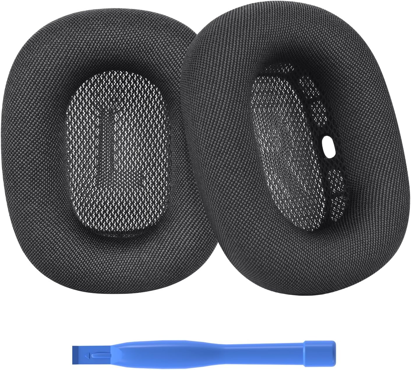 Ear Pads Replacement for Airpods Max Headphone by MMOBIEL - Mesh Fabric Ear Pad Cushions - Noise Isolation Earpads Replacement &ndash; Space Grey