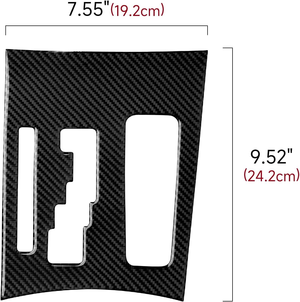 Car Carbon Fiber Gear Shift Panel Decals for 2011 2012 2013 2014 Chrysler 300 Accessories Interior Stickers