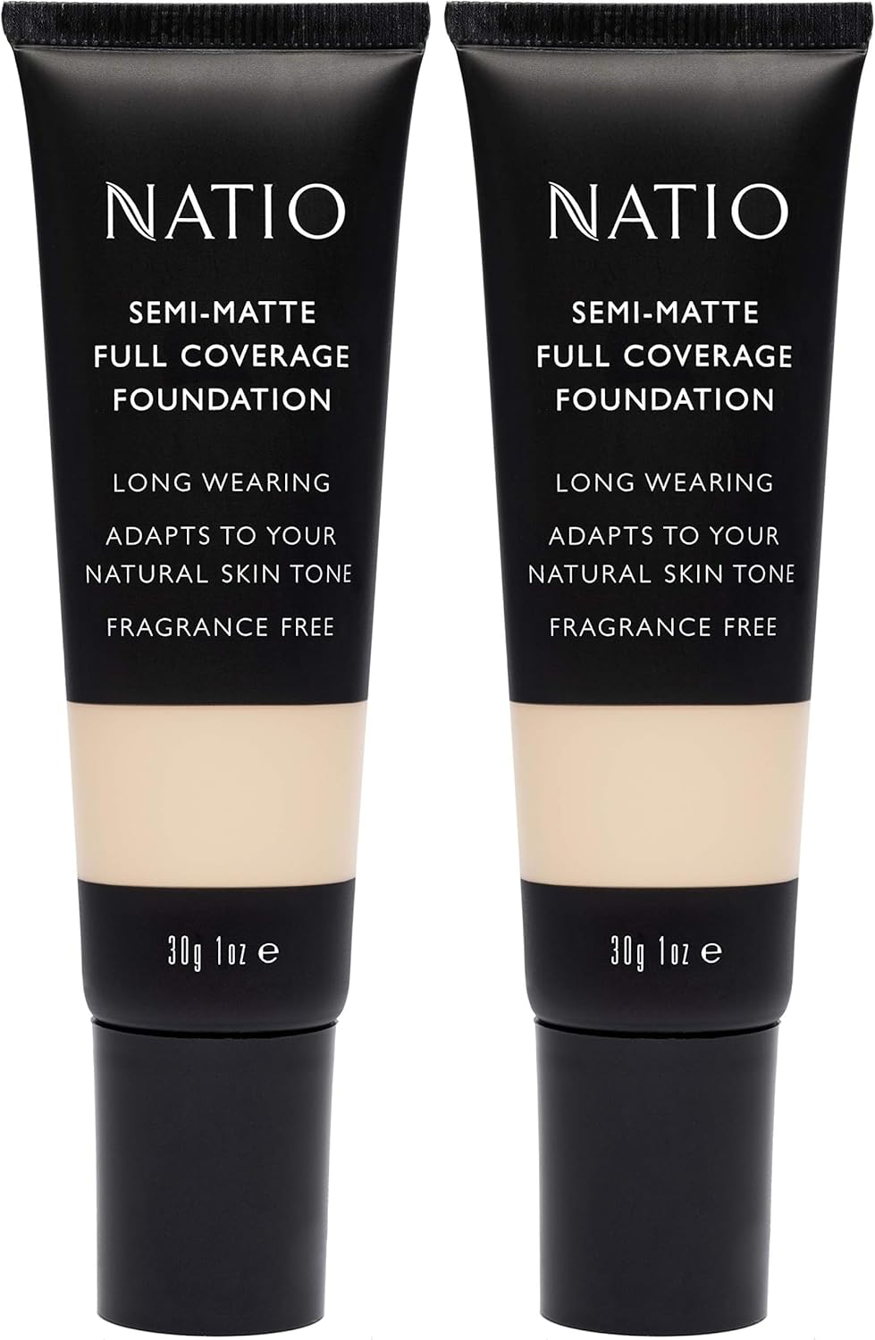 Natio Australia Semi-Matte Full Coverage Foundation - Vanilla 30G - Soft Matte Liquid Foundation, Long Wearing, Fragrance Free - Made in Australia image number 7