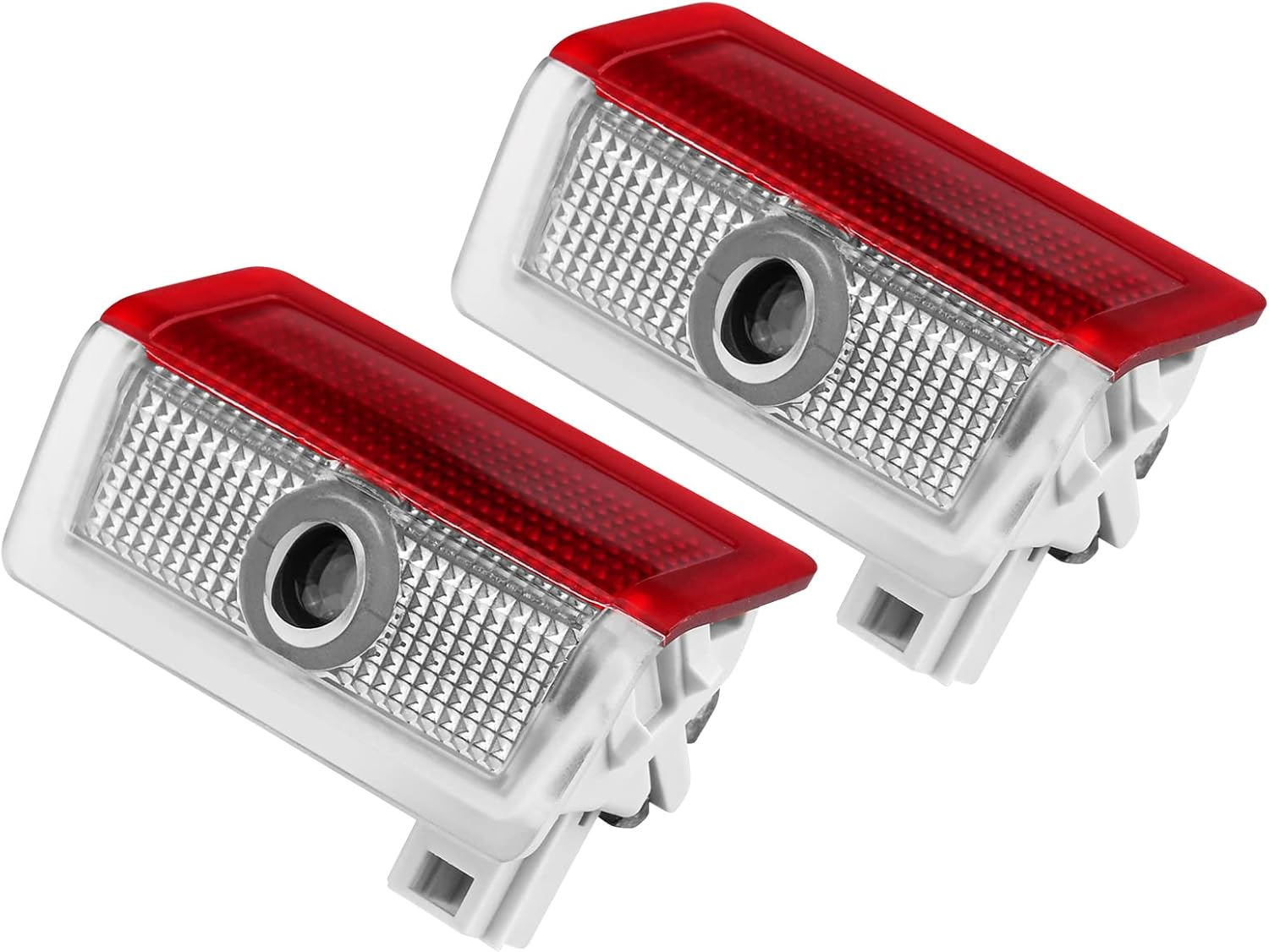 2 Pcs Non-Fading Car Door LED New Logo Projector Welcome Lamp Door Light Puddle Lights Kit Compatible with Accessories W203 C-Clsaa 2001-2007 / CLK/SLK/SLR