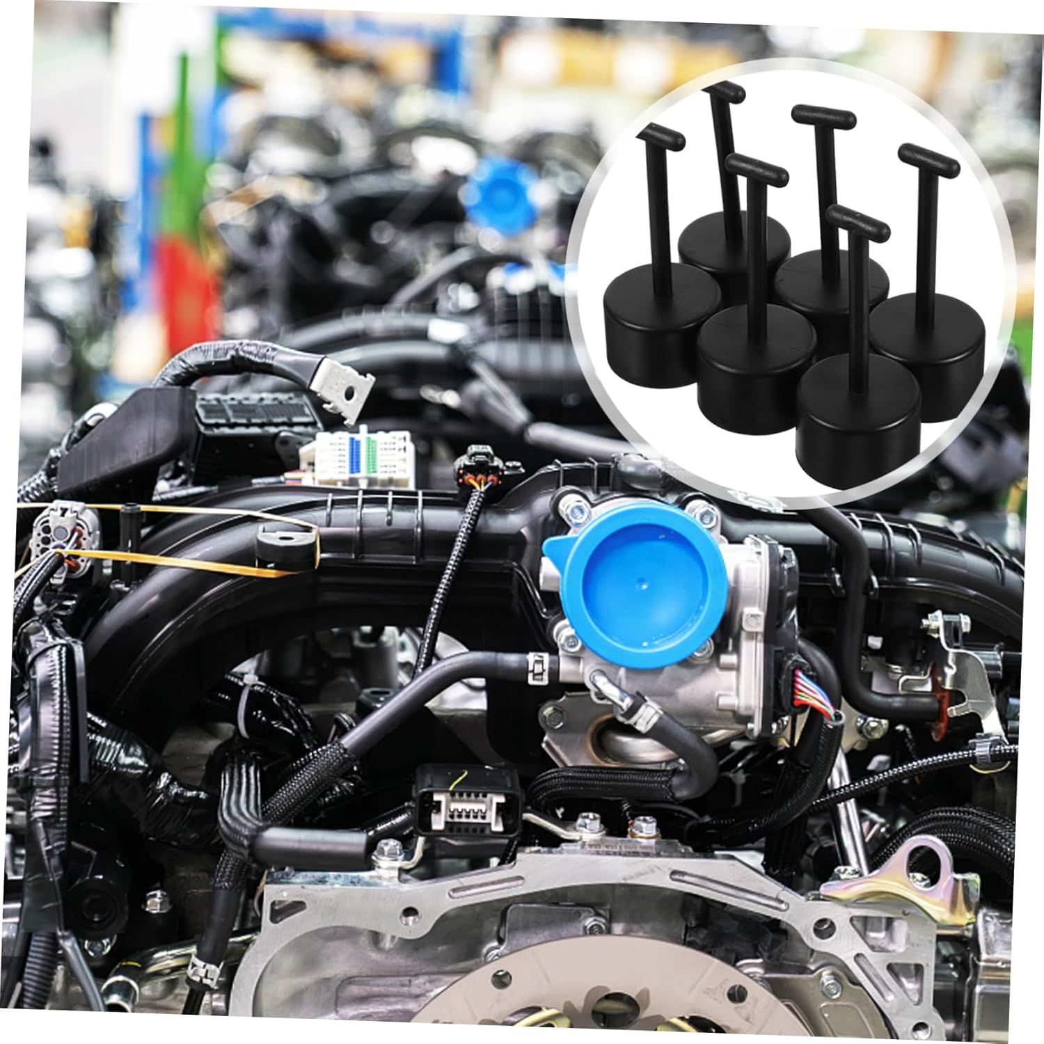 YOSADIER 6Pcs Shape Wrench Tool for Light Fixture Shade Replacement Lamp Holder Socket Tool for Home Automotive and Mechanical Repairs image number 4