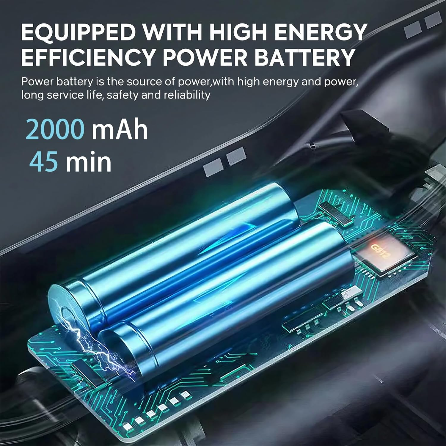 Handheld Cordless Car Vacuum Cleaner - 7500PA Powerful Suction, Lightweight Portable Design, Long-Lasting Battery & LED Light for Home, Office & Auto Cleaning