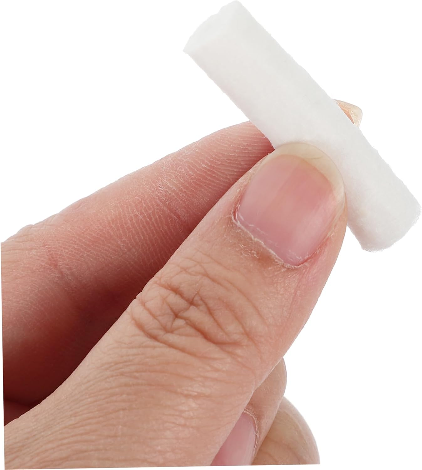 Alipis 50Pcs High Absorbent Cotton Rolls for Nose Plugs and Dental Use 1.5X3/8 Inch Disposable Nose Bleed Plugs for Home Care image number 1