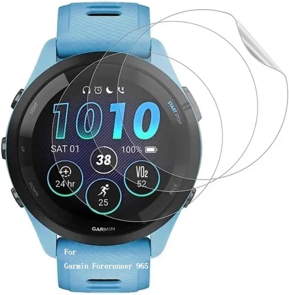 Nvskvd Screen Protector for Garmin Venu 2, Pack of 6 Hydrogel Film Clear HD Soft TPU Screen Protector TPU Hydrogel Film image number 2