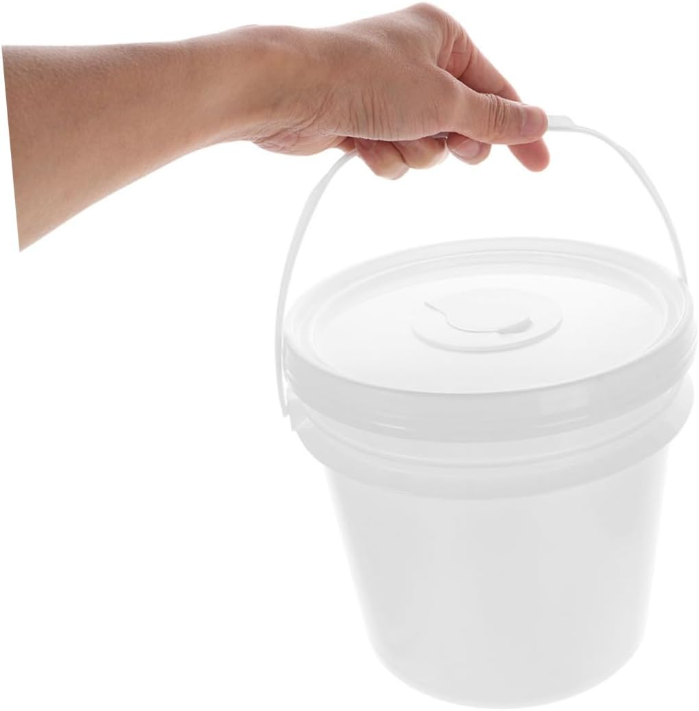 Wet Wipes Bucket Lid and Handle Multipurpose Wipes Dispenser for Bathroom Kitchen for Car Use image number 3