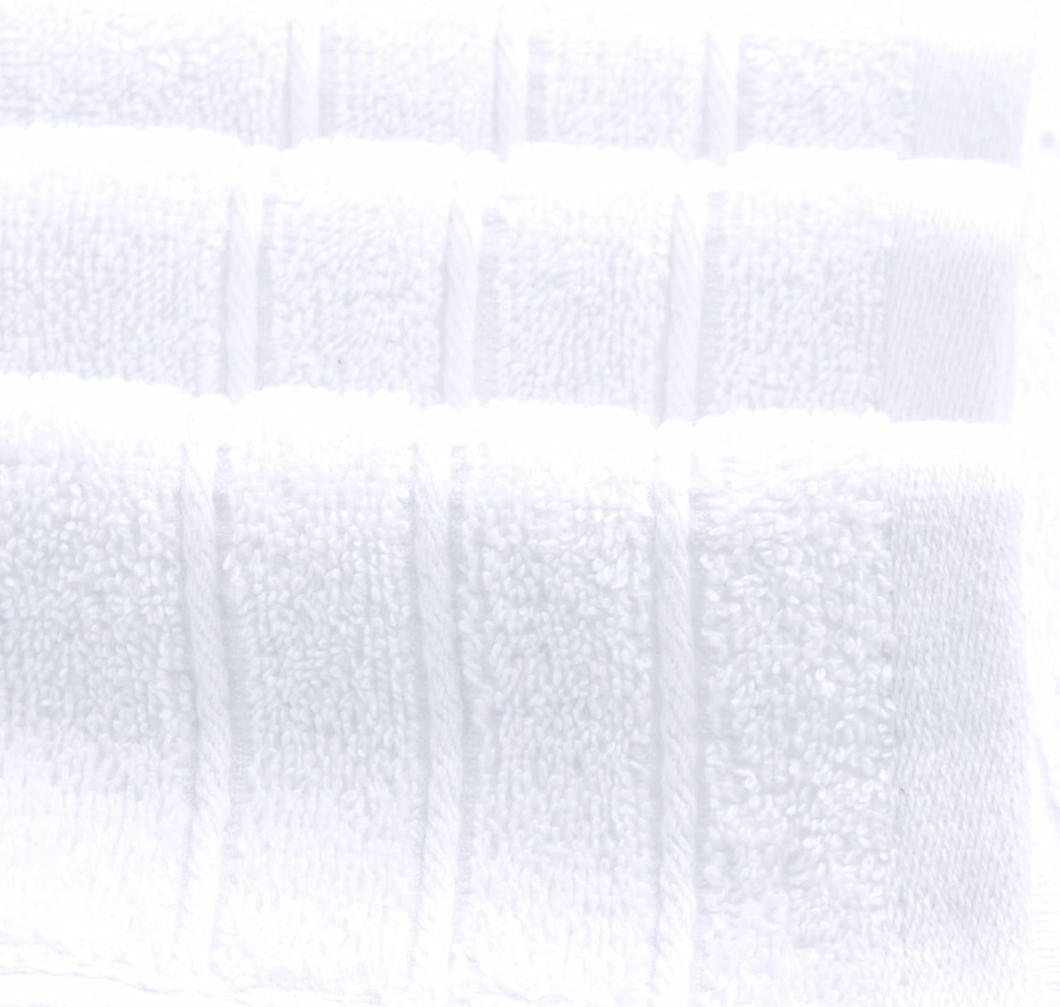 Tens Towels Large Bath Towels, 100% Cotton Towels, 30 X 60 Inches, Extra Large Bath Towels, Lighter Weight & Super Absorbent, Quick Dry, Perfect Bathroom Towels for Daily Use (Pack of 4) (White) image number 6