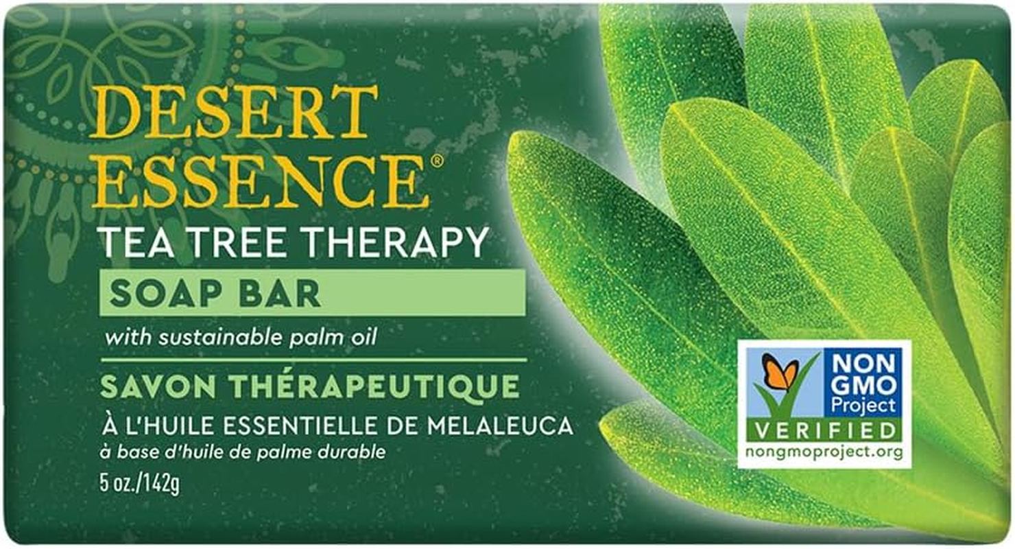Desert Essence Bar Soap, Tea Tree Therapy, 5 Ounce image number 1