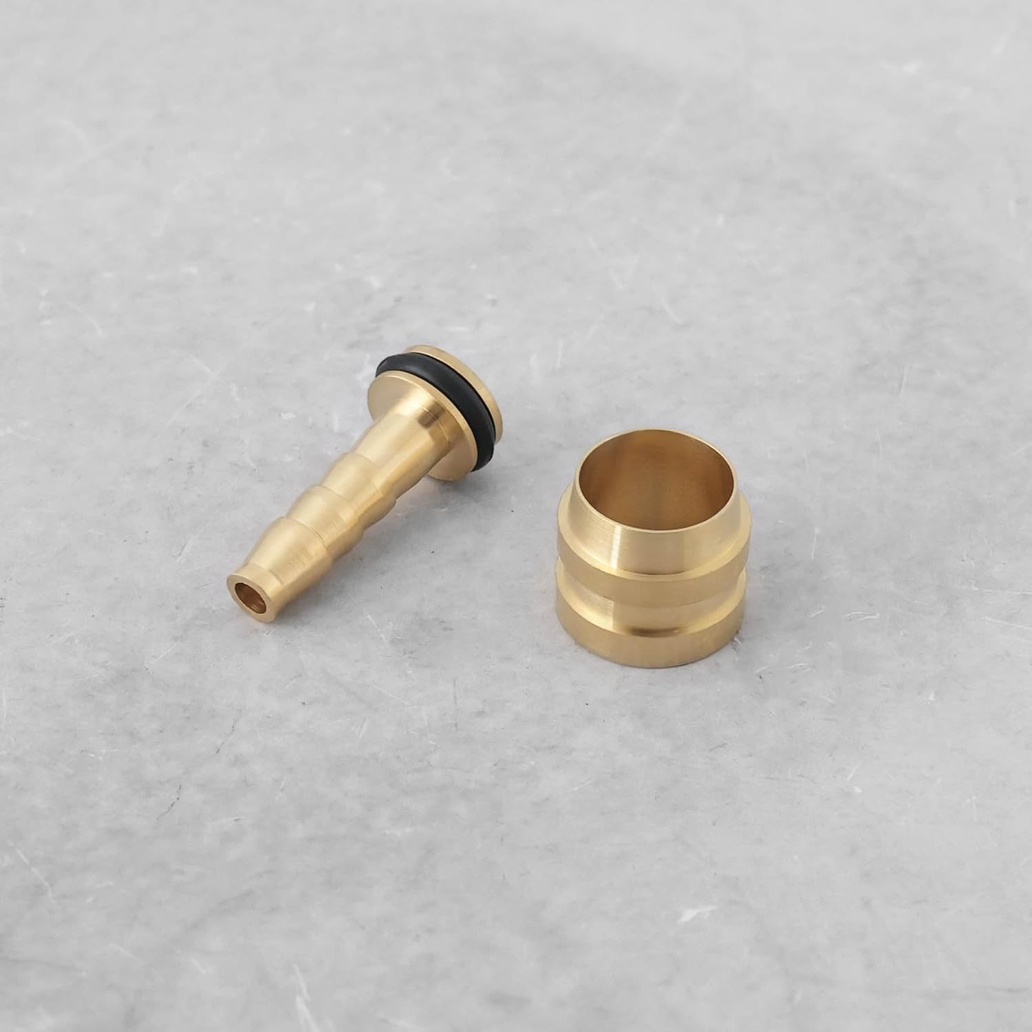 8 Set Bicycle Bike Hydraulic Disc Brake Hose Olive Brake Hose Insert Barb Screws Repair Kit Olive Connector Compatible with TEKTRO image number 1