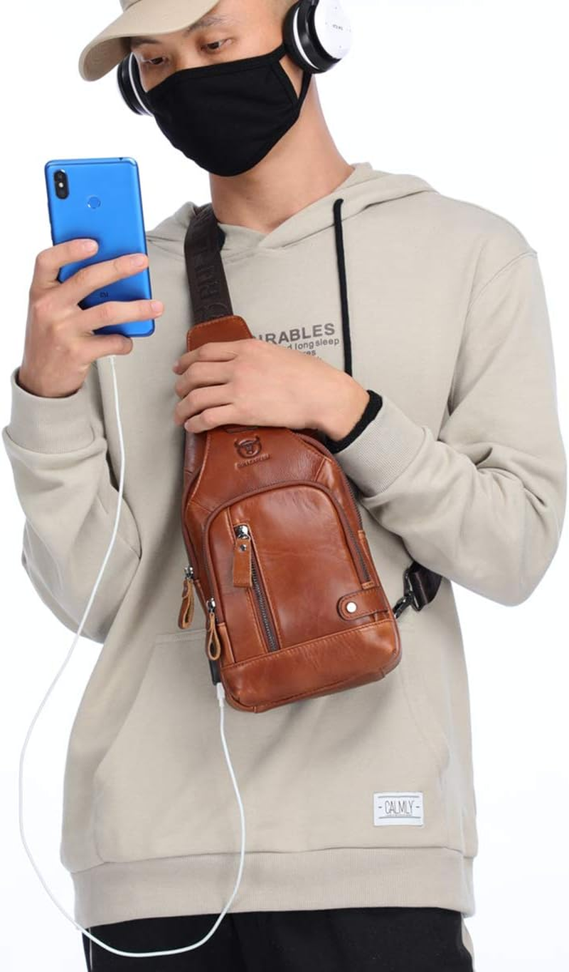 BULLCAPTAIN Genuine Leather Sling image number 4