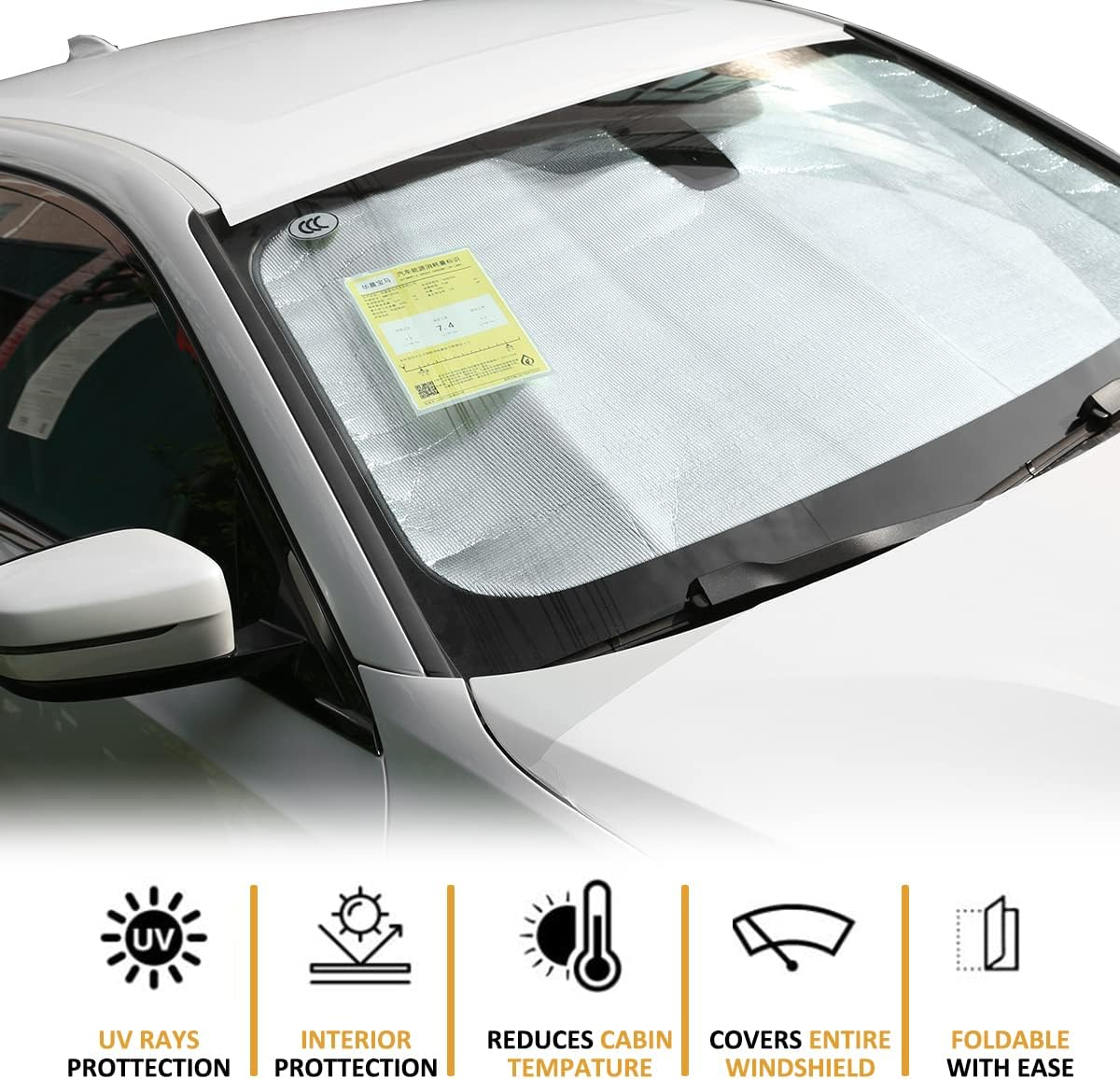 Windshield Sunshade Car Foldable UV Ray Reflector for BMW 3 Series G20 G28 2019-2022 Car Sun Shade Accessories