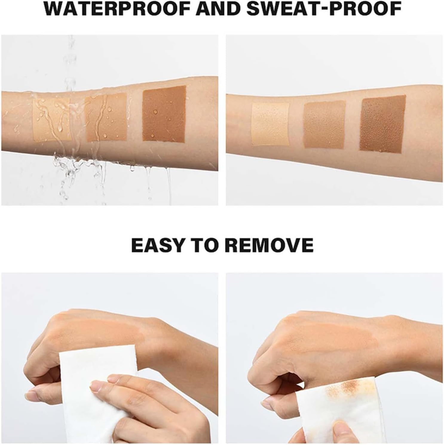 Leg Makeup, Miracle De Paris Body Coverage Perfector, All over Complexion Perfector with Brush for Legs, Waterproof Long-Lasting Sweat-Proof Coverage Concealer,T Valentine'S Day Gift (#3)